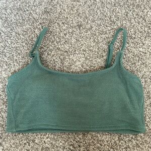 Kona Sol - Women’s Pucker Texture Square Neck Bikini Top